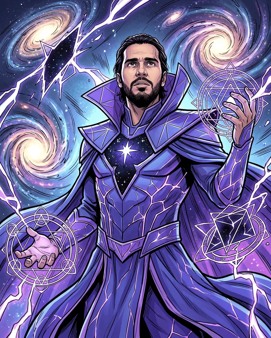 A hero created in Meta Sabian: The Way